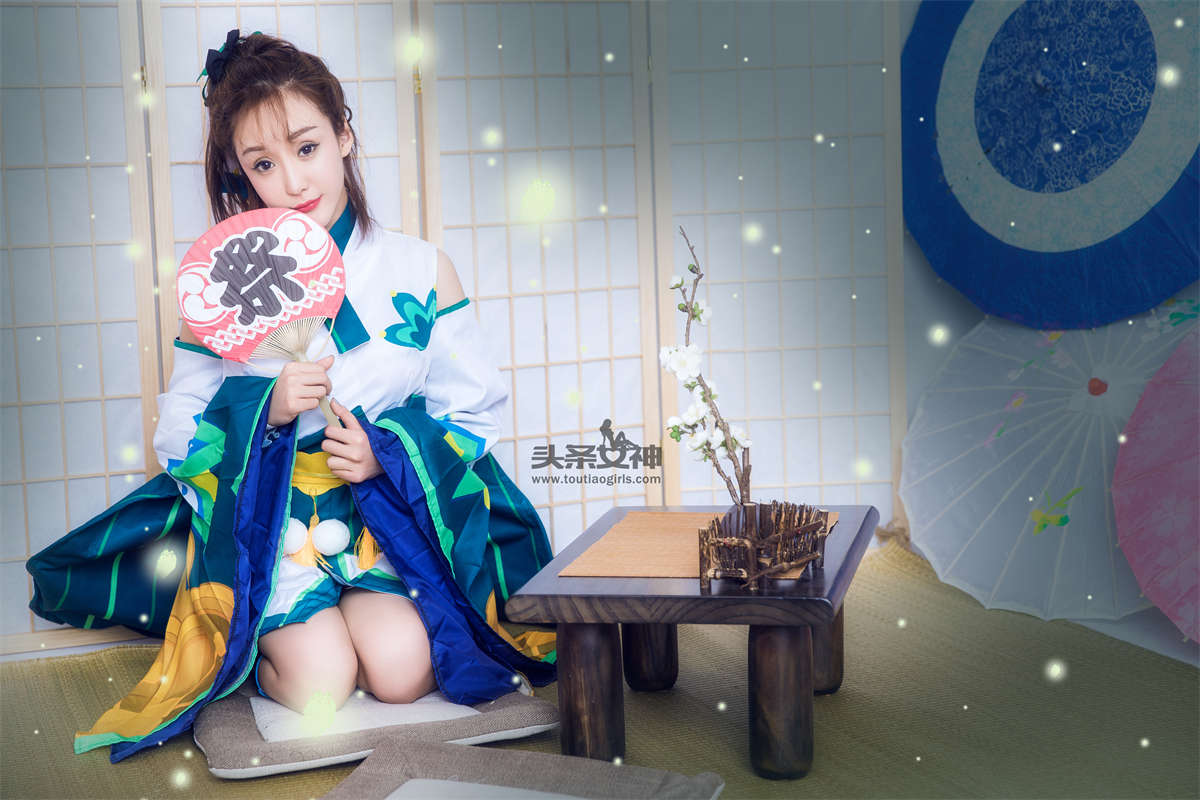 TouTiao头条女神 2017.03.25 米粒儿 最美萤草-日更街拍