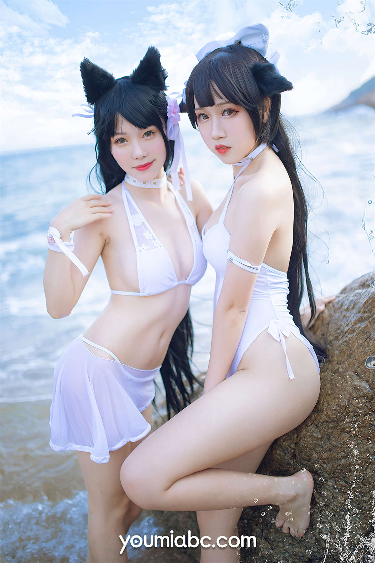 YouMi尤蜜 2021.04.01 泳装·碧蓝航线 抖娘利世-日更街拍