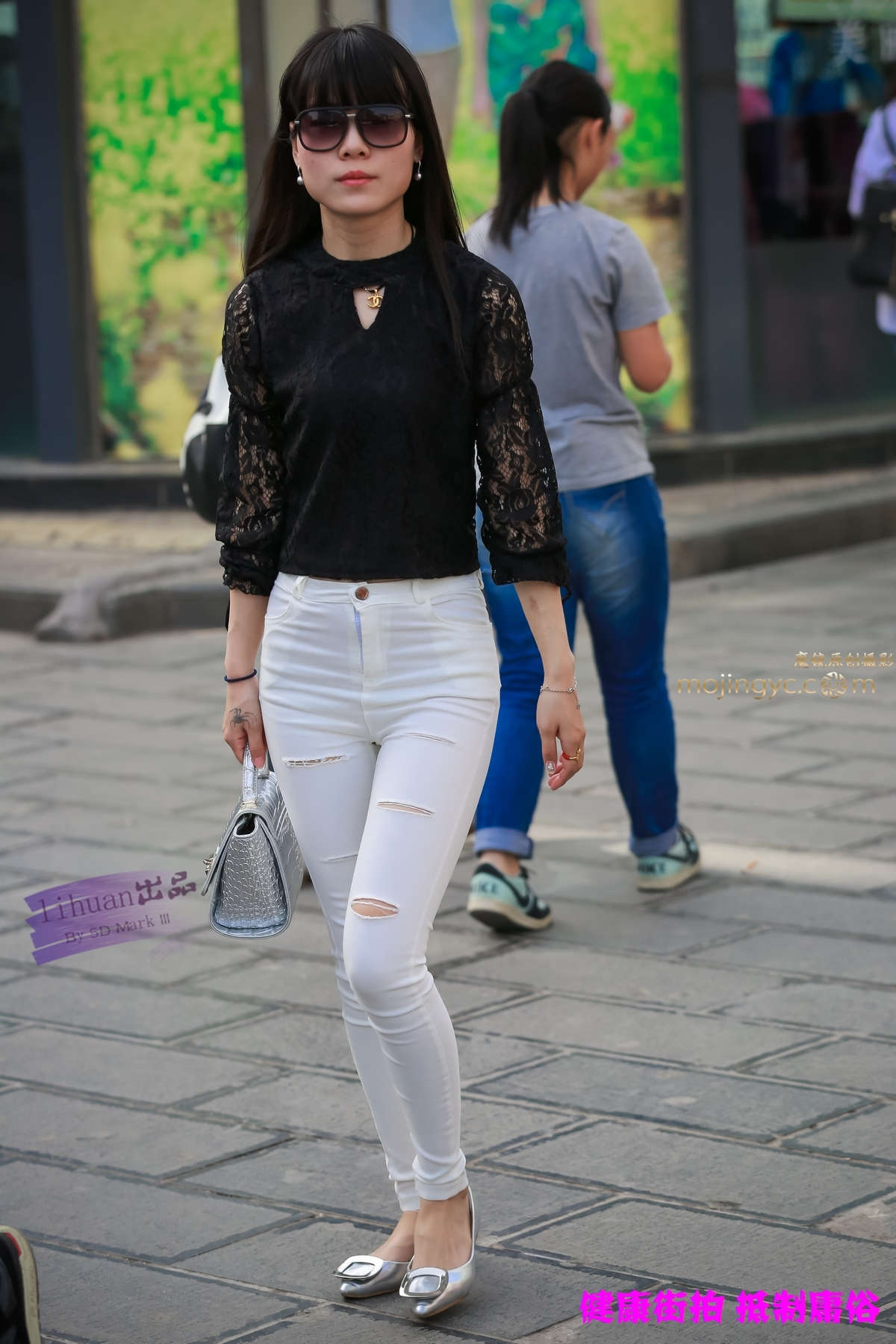 图片[2]-李欢原创-白裤，丰腴（14P）-日更街拍