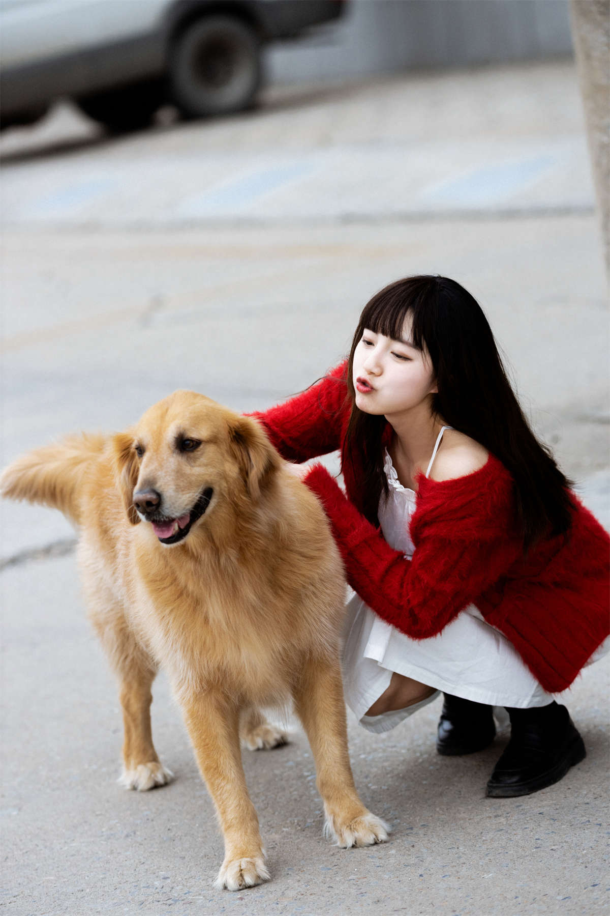 图片[2]-YITUYU艺图语 2022.04.29 红色街头 黎美汐-日更街拍