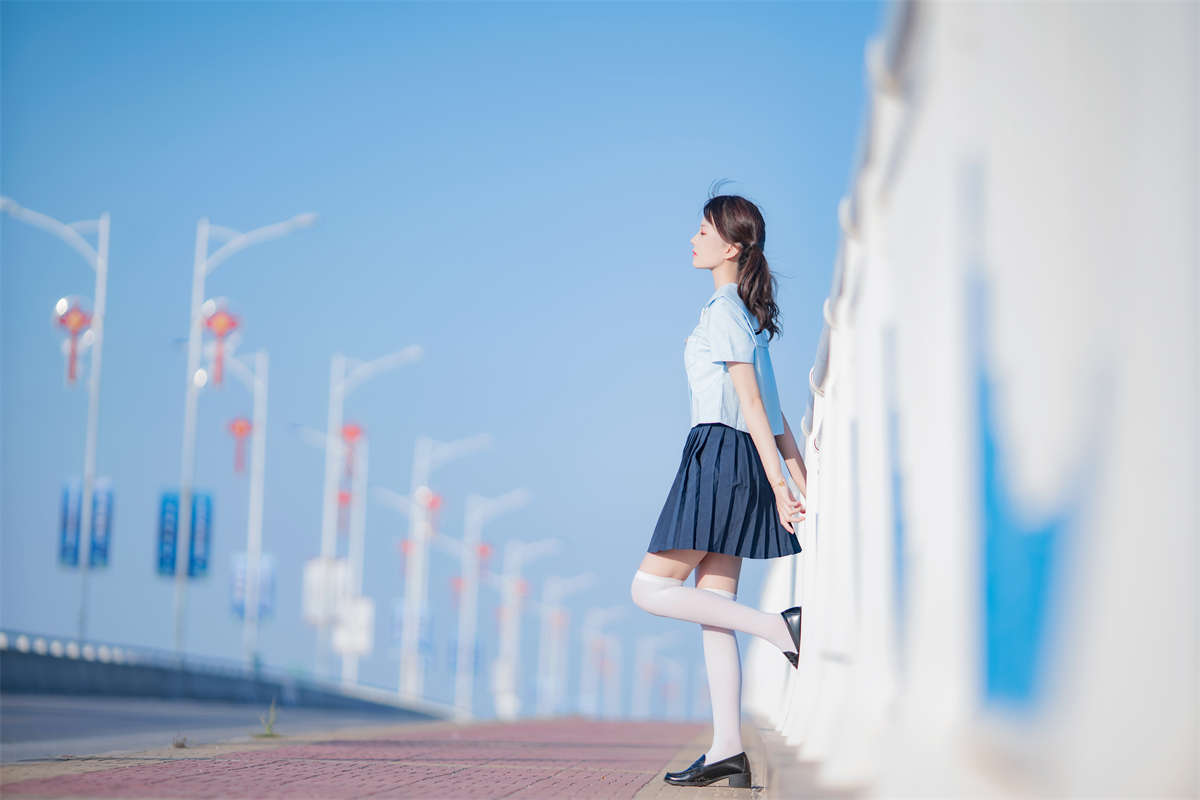 YITUYU艺图语 2022.07.07 蔚蓝 桜桃喵-日更街拍