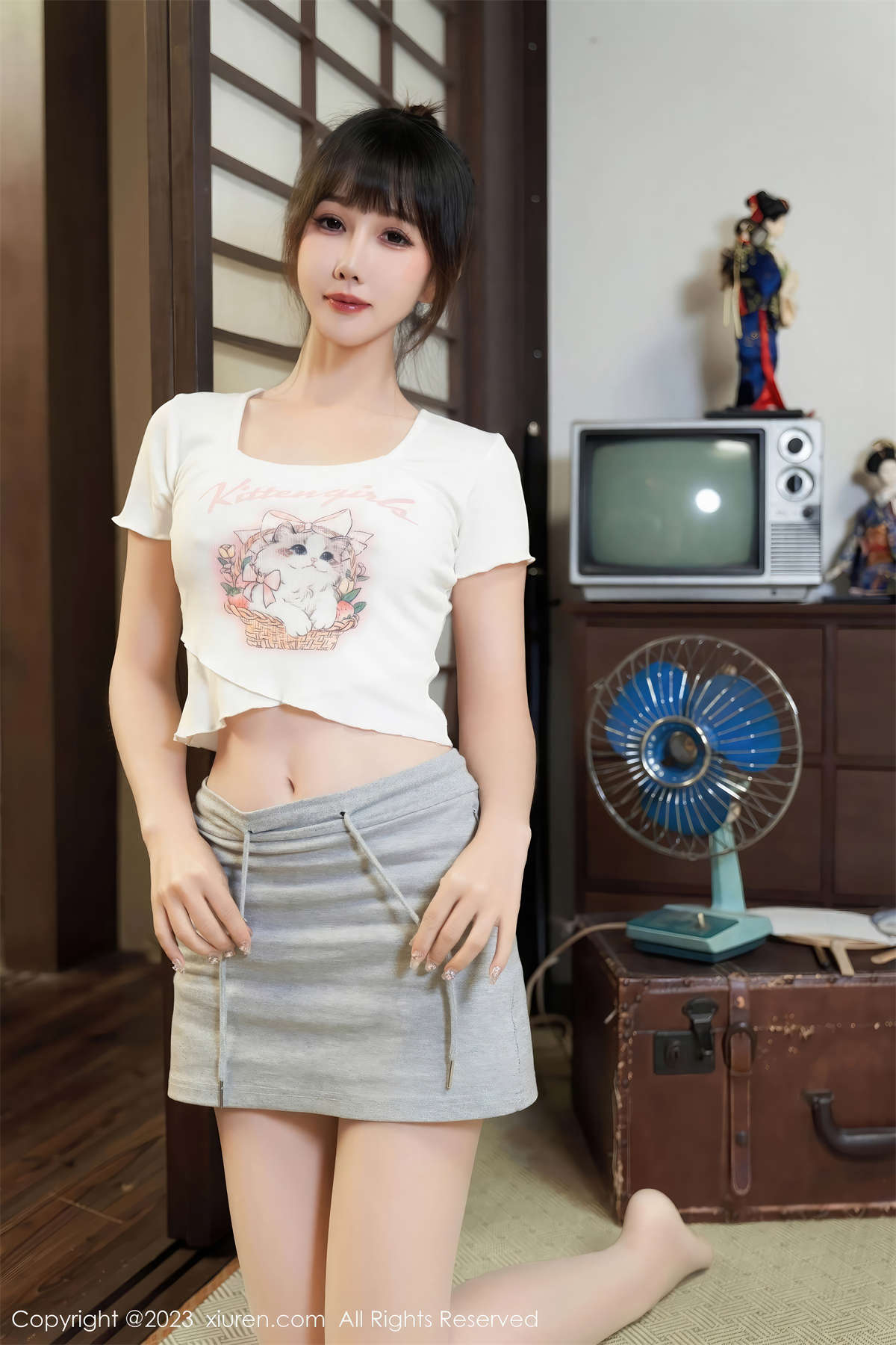 图片[2]-Xiuren秀人网 2023.10.17 No.7519 波巧酱-日更街拍