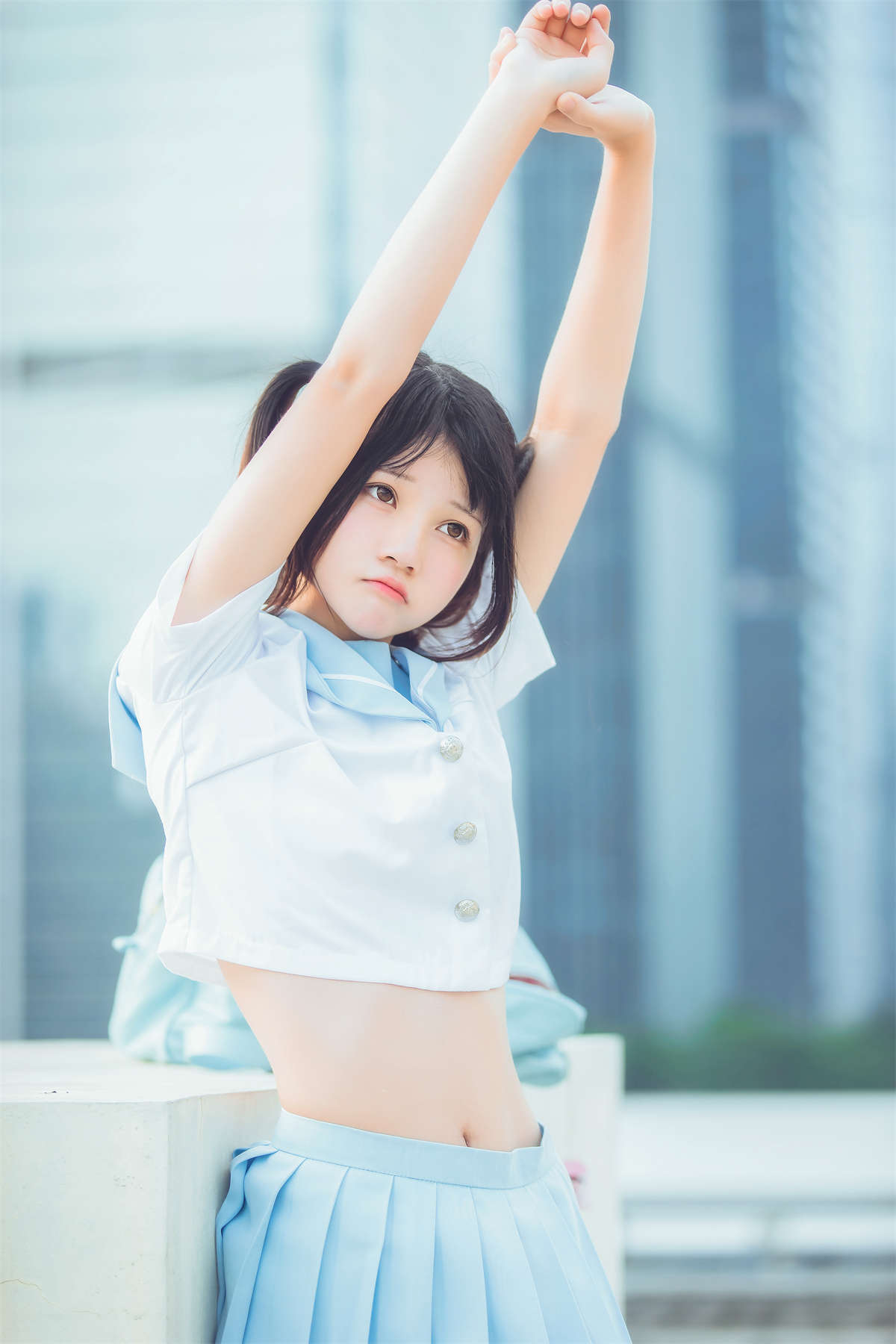 图片[2]-桜桃喵 – 少女之微风轻轻起-日更街拍