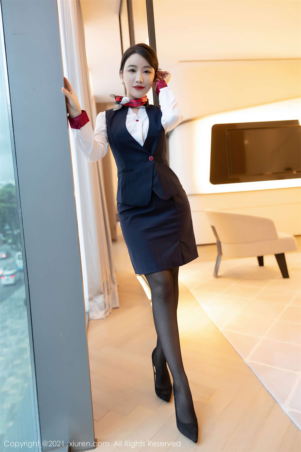 Xiuren秀人网 2021.10.20 NO.4091 Cherry绯月樱-日更街拍