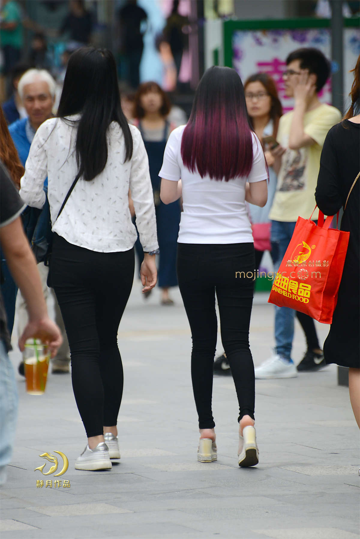 图片[2]-白衣黑裤妹-（11P）-日更街拍