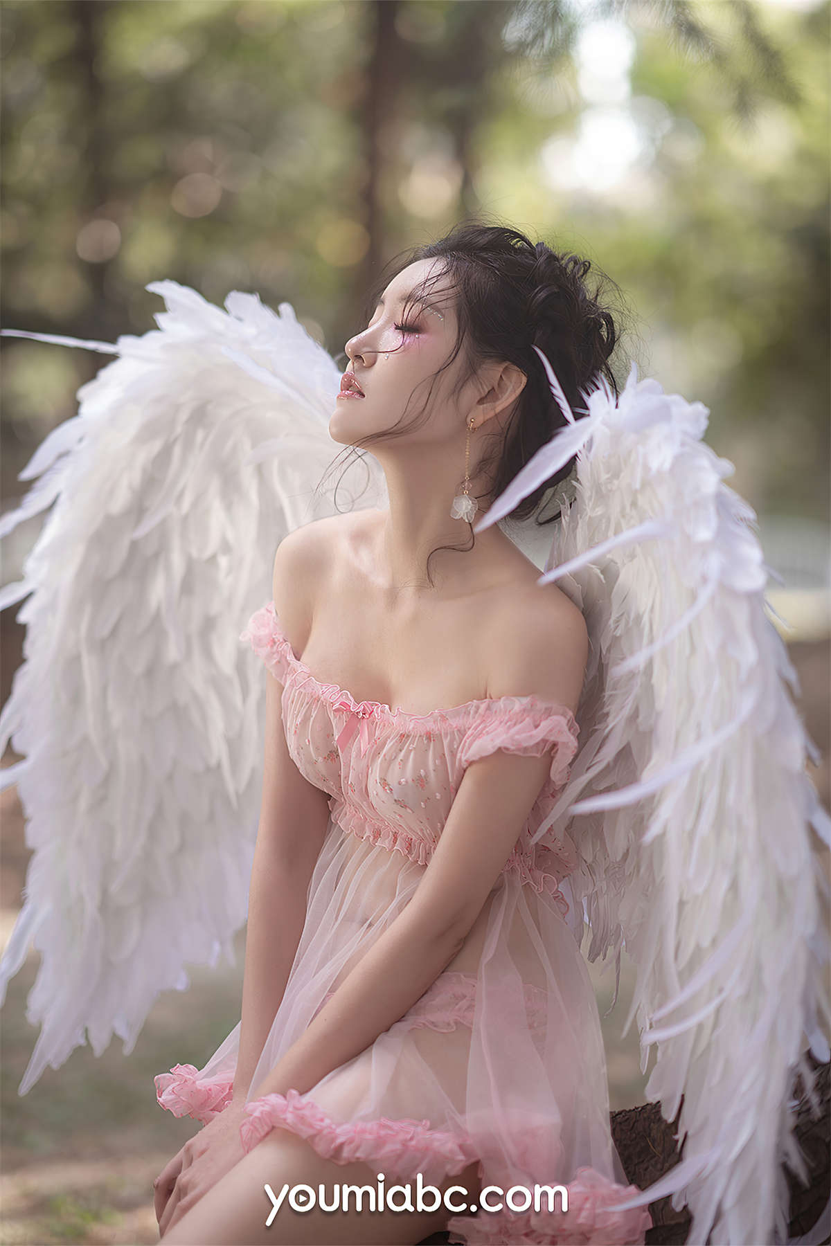 图片[2]-YouMi尤蜜 2021.04.14 粉天使 沈梦瑶-日更街拍