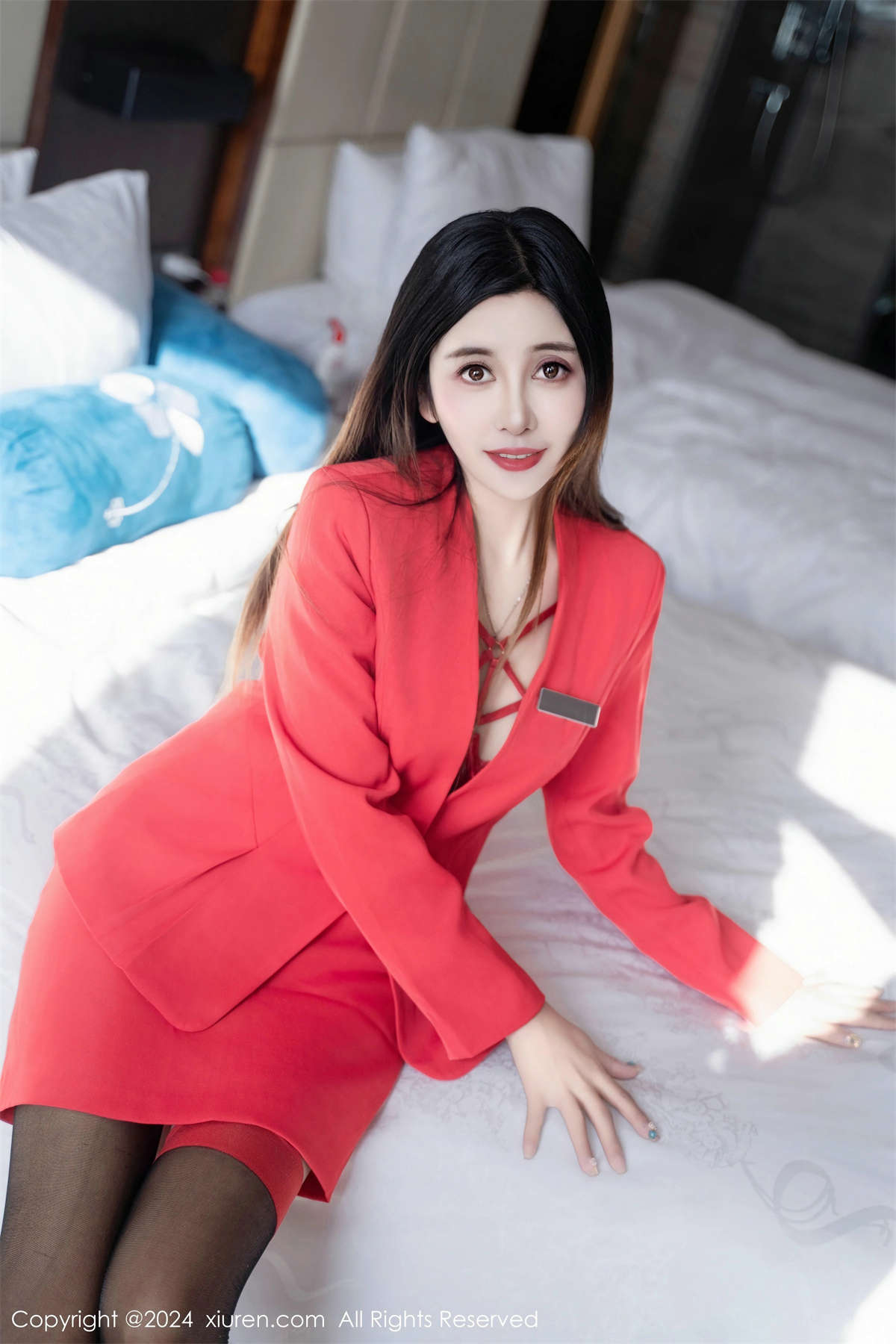 图片[2]-Xiuren秀人网 2024.01.11 No.7941 夏希-日更街拍