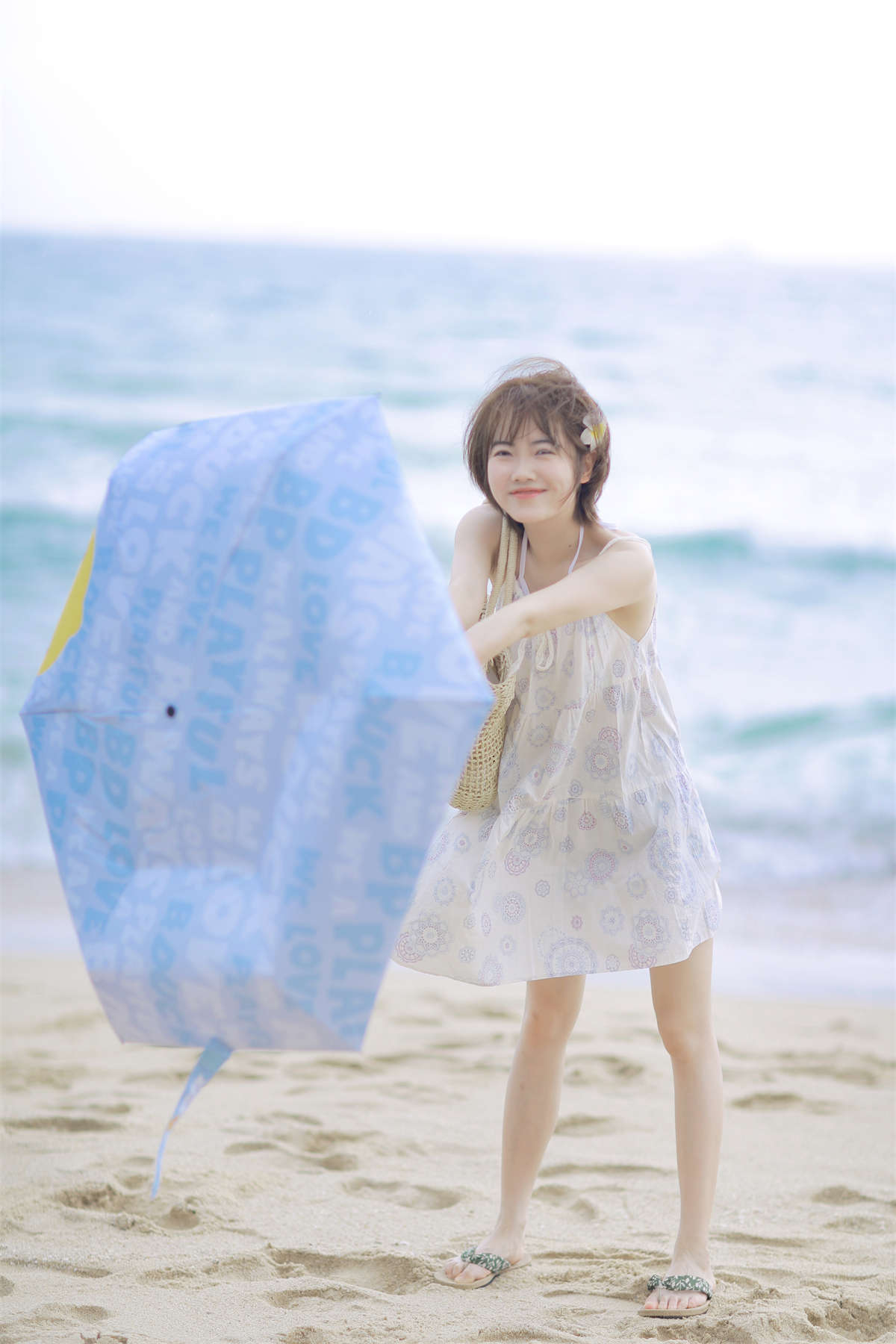 图片[2]-YITUYU艺图语 2022.05.10 海边日系少女 小喵咪不懂鱼-日更街拍