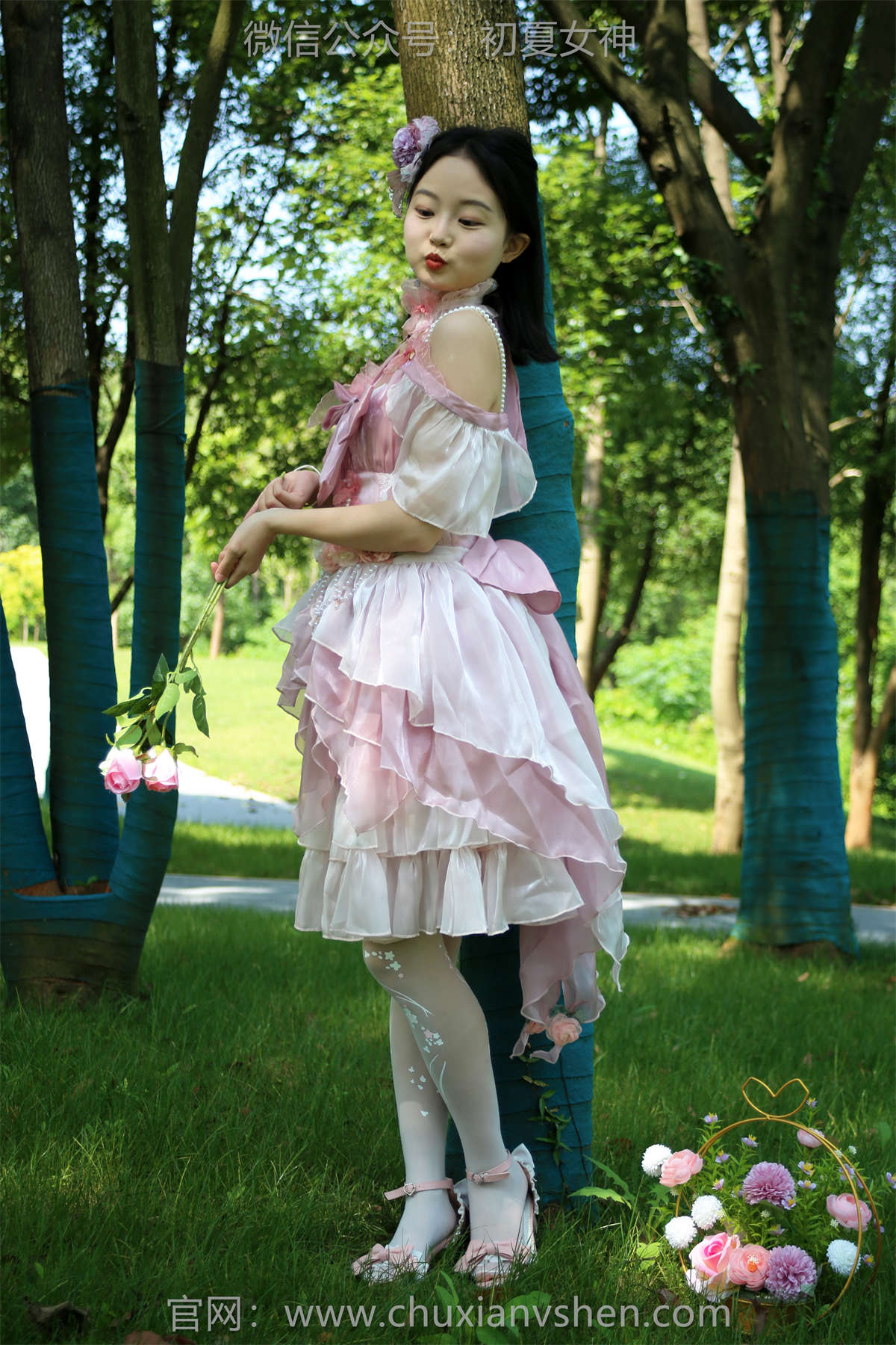 图片[2]-初夏女神 NO.249 双双 花仙子-日更街拍