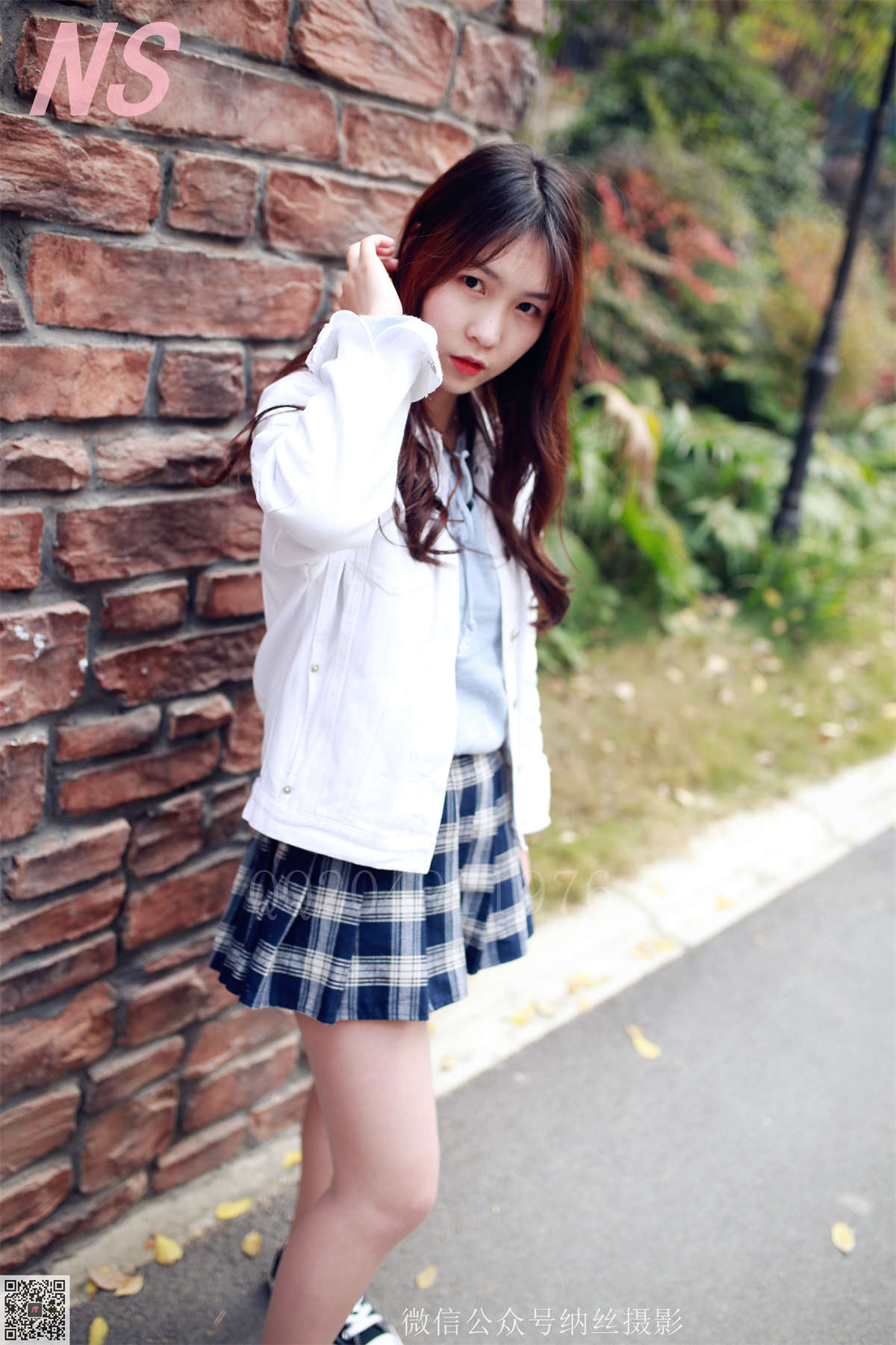 纳丝摄影No.214 小山药 小区户外-日更街拍