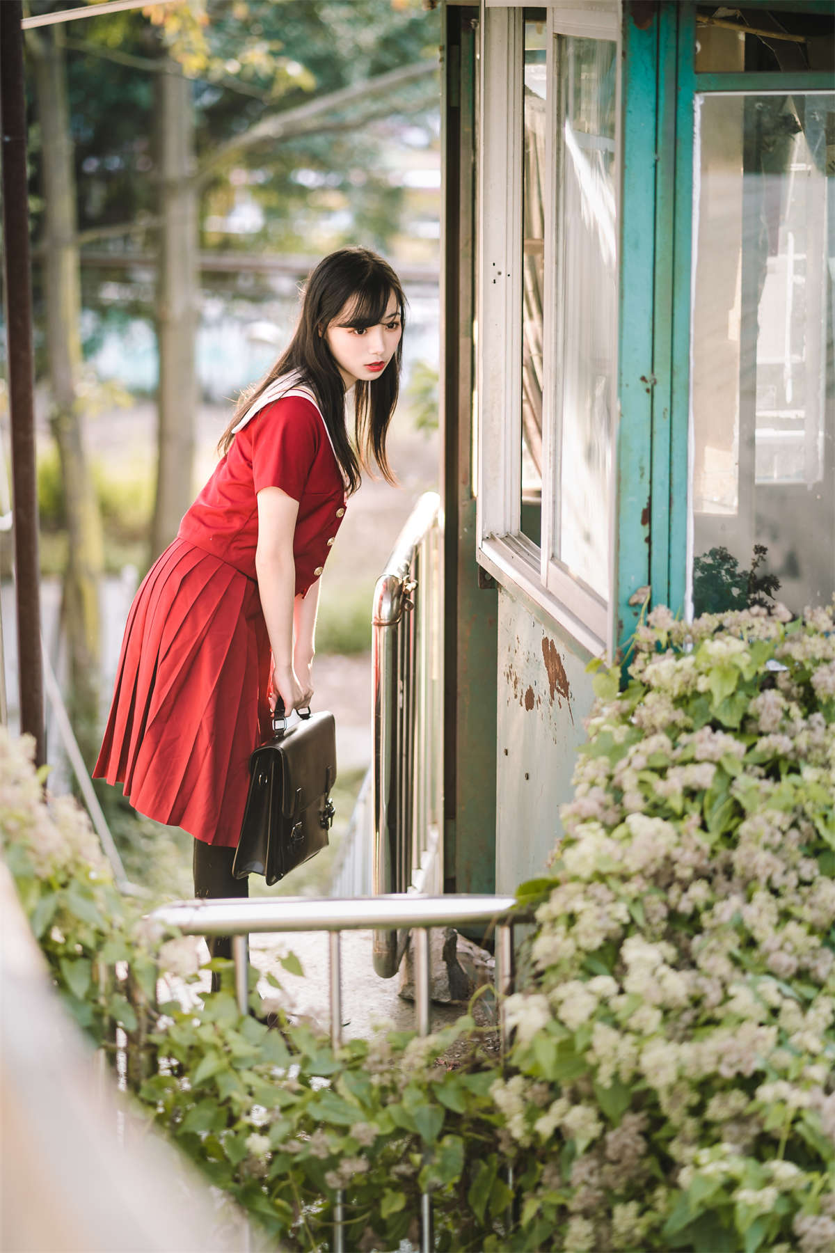 YITUYU艺图语 2023.07.05 游乐园jk写真 奏奏-日更街拍