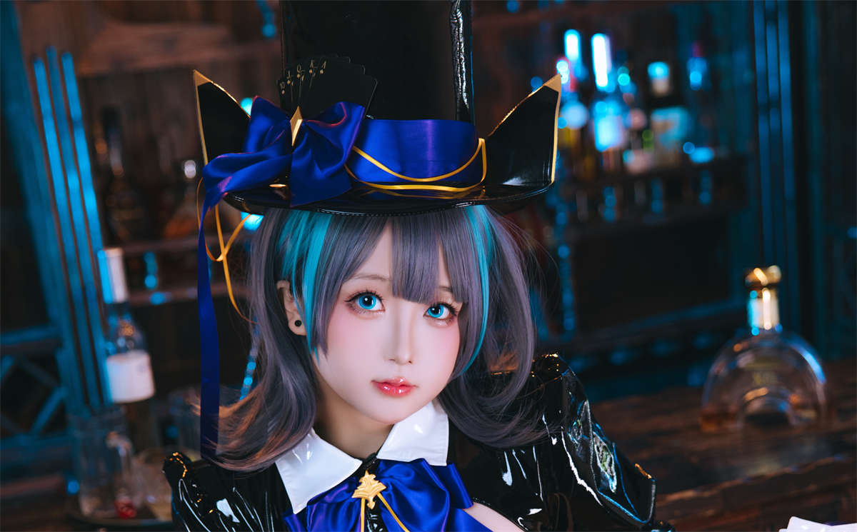 图片[2]-椎名莜 No.193 柴郡魔术师-日更街拍