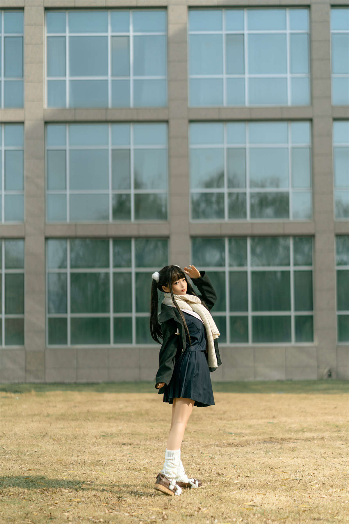 图片[2]-知名动漫博主-蠢沫沫 秋季JK-日更街拍