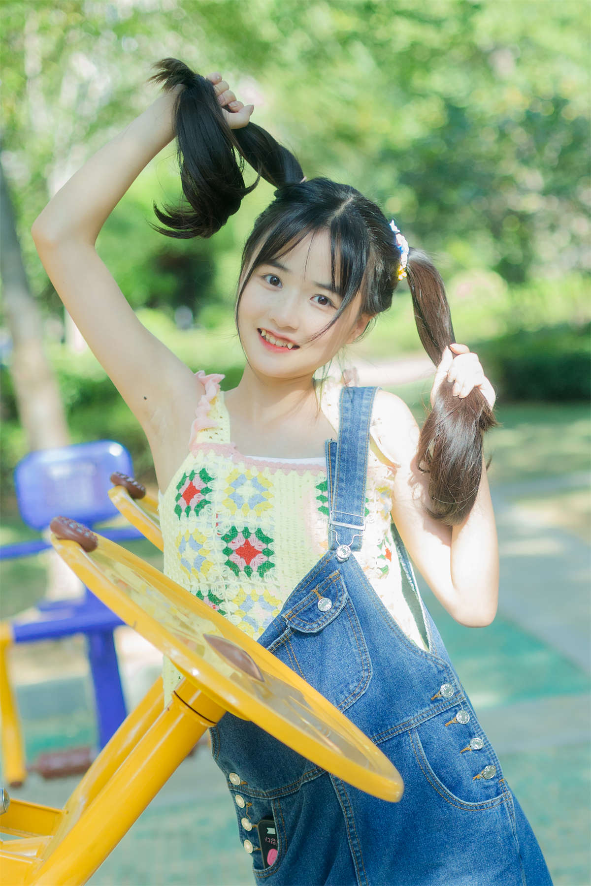YITUYU艺图语 2022.11.10 双马尾的夏 小怡妹妹cute-日更街拍
