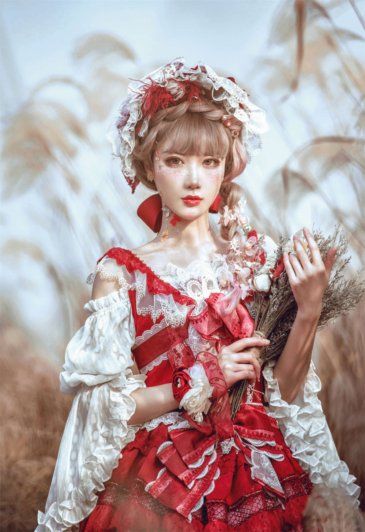 阿包也是兔娘 NO.003 – lolita红裙1-日更街拍