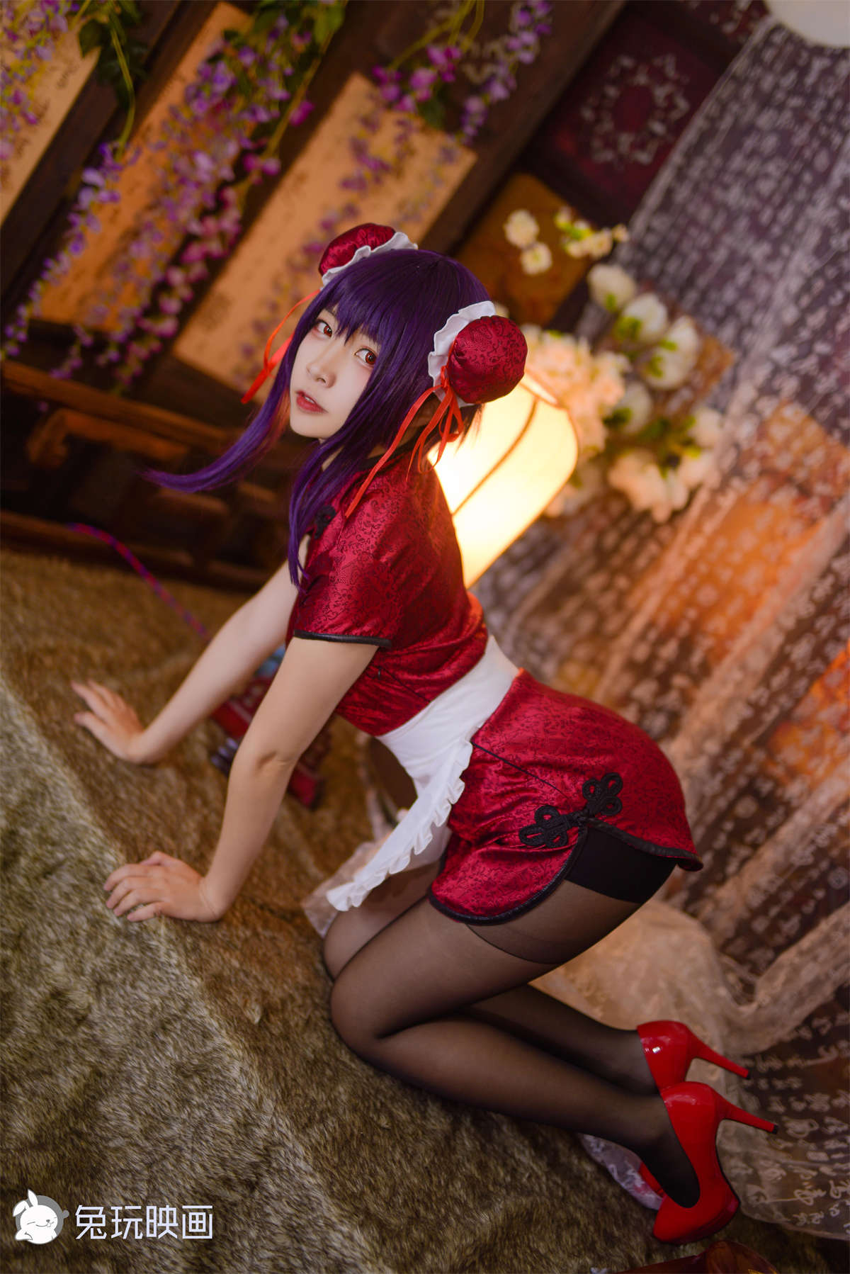 兔玩映画 C00.006 学姐旗袍插图1