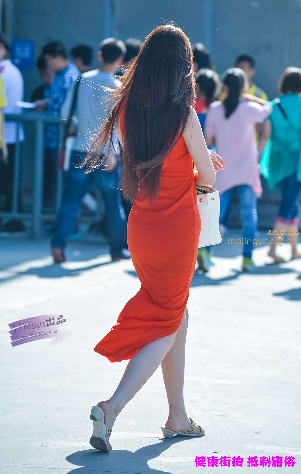 李欢原创-红裙，美女（12P）-日更街拍