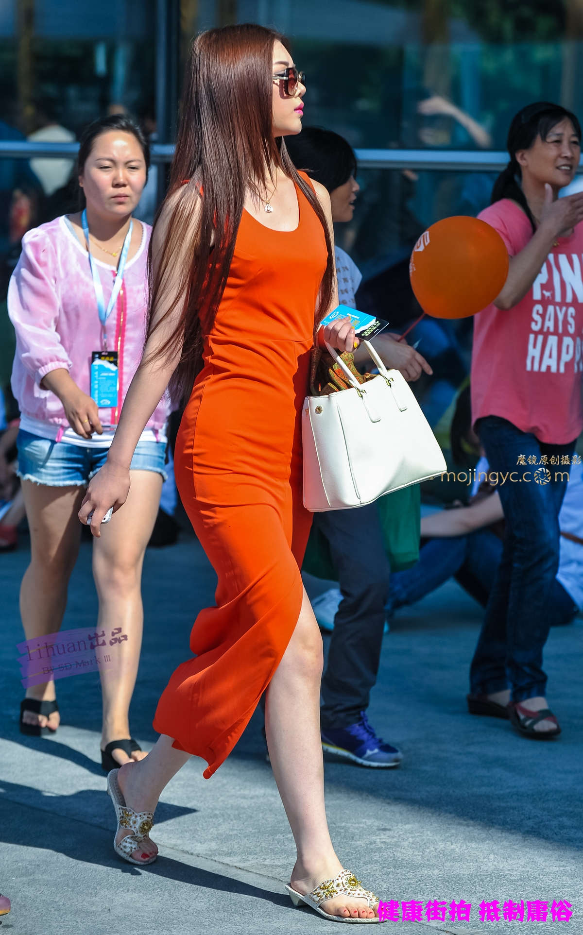 图片[2]-李欢原创-红裙，美女（12P）-日更街拍