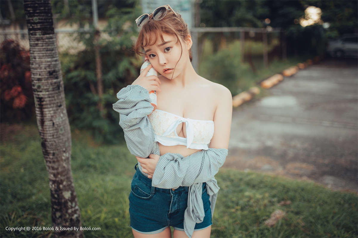 图片[2]-Bololi波萝社 BOL.129 柳侑绮夏日风情 柳侑绮-日更街拍