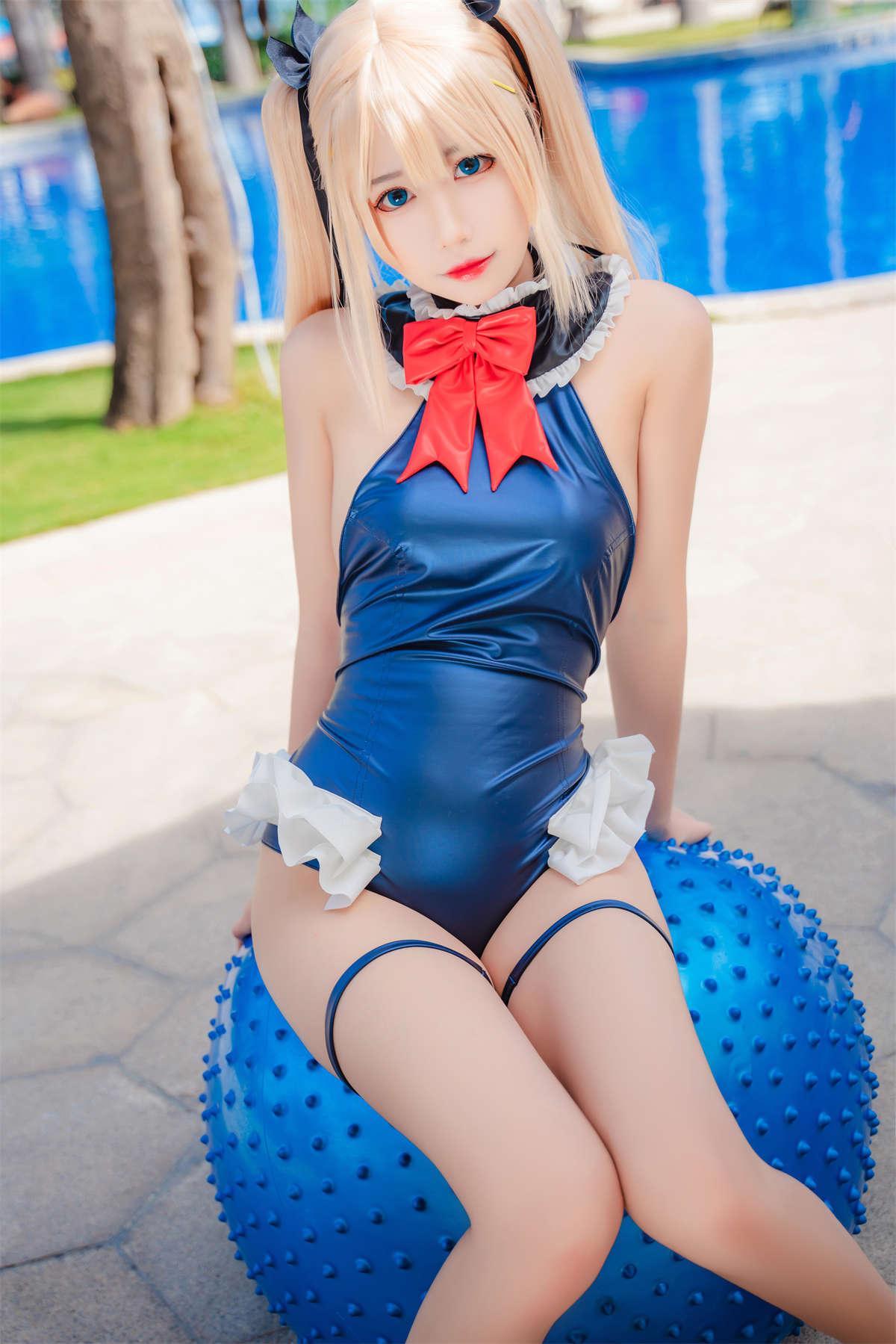 图片[2]-知名动漫博主-猫君君MaoJun No.24 玛丽罗斯体操服-日更街拍