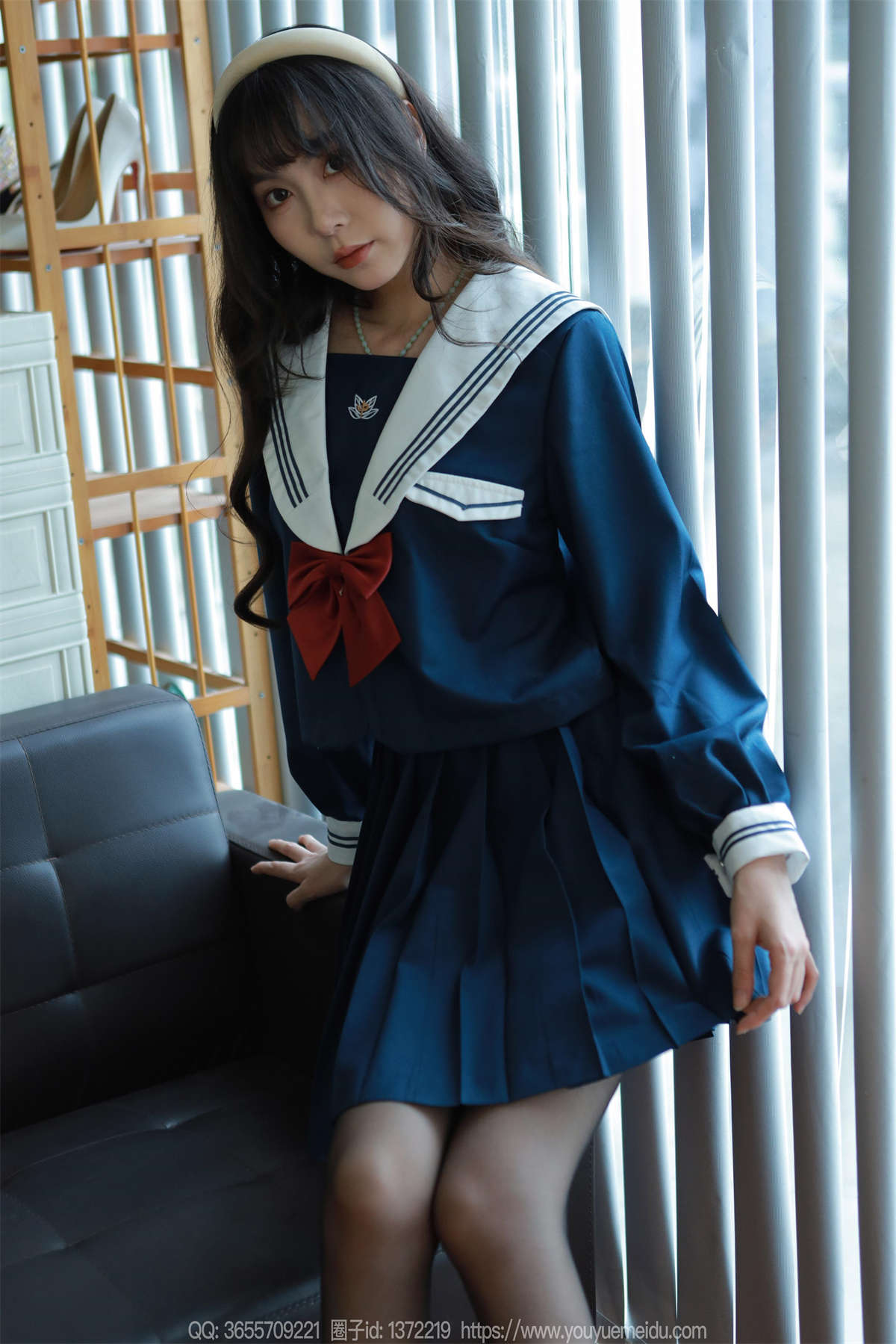 IESS异思趣向 2024.08.27 丝享家1830：团团 黑丝JK-日更街拍