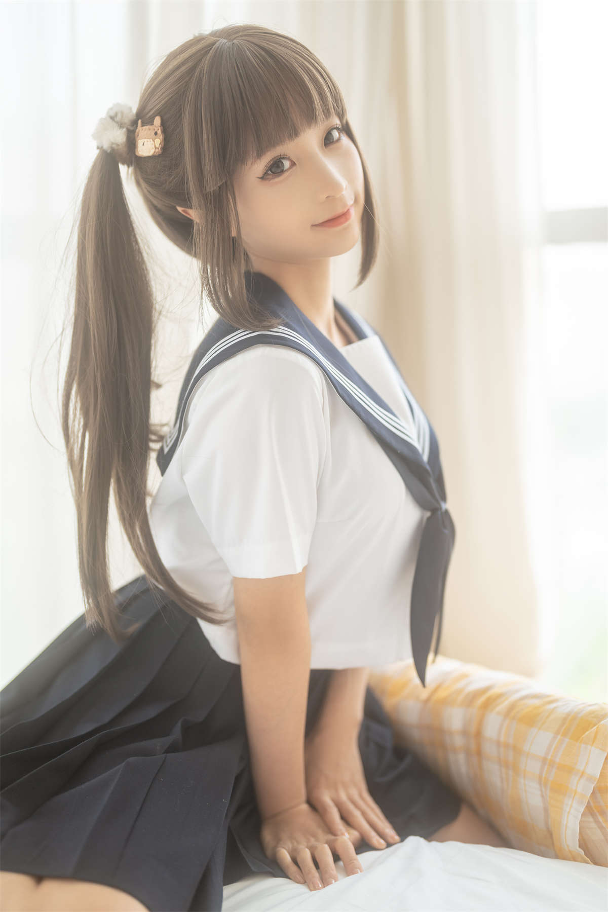 图片[2]-知名动漫博主-蠢沫沫 被窝JK-日更街拍