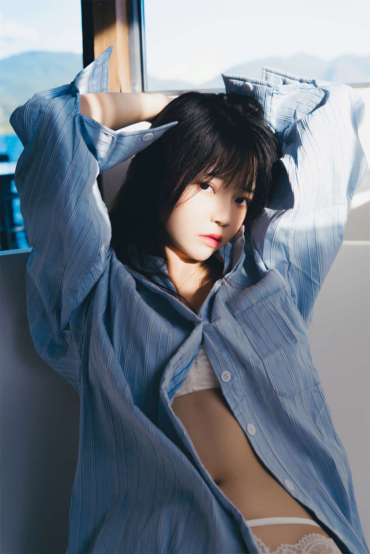 YITUYU艺图语 2024.06.30 莱茵蓝色的你 桜桃喵插图1