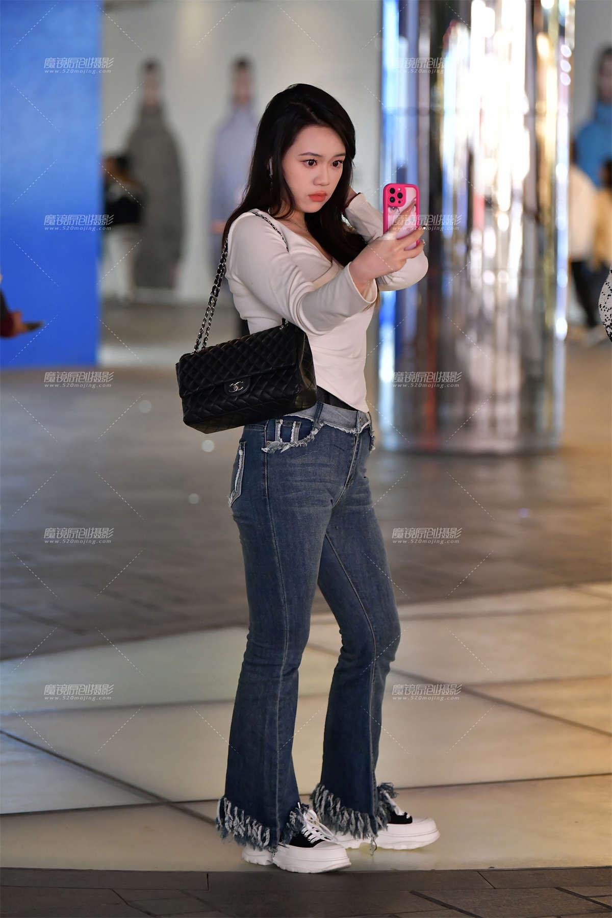 图片[2]-★喜欢自拍牛仔裤美女-日更街拍