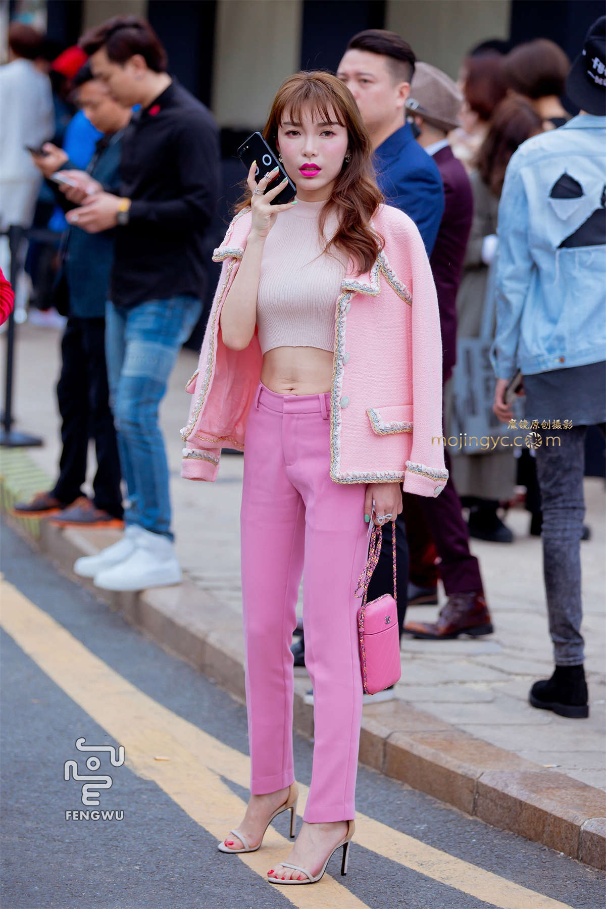 紧身长裤，凉高（9）-日更街拍