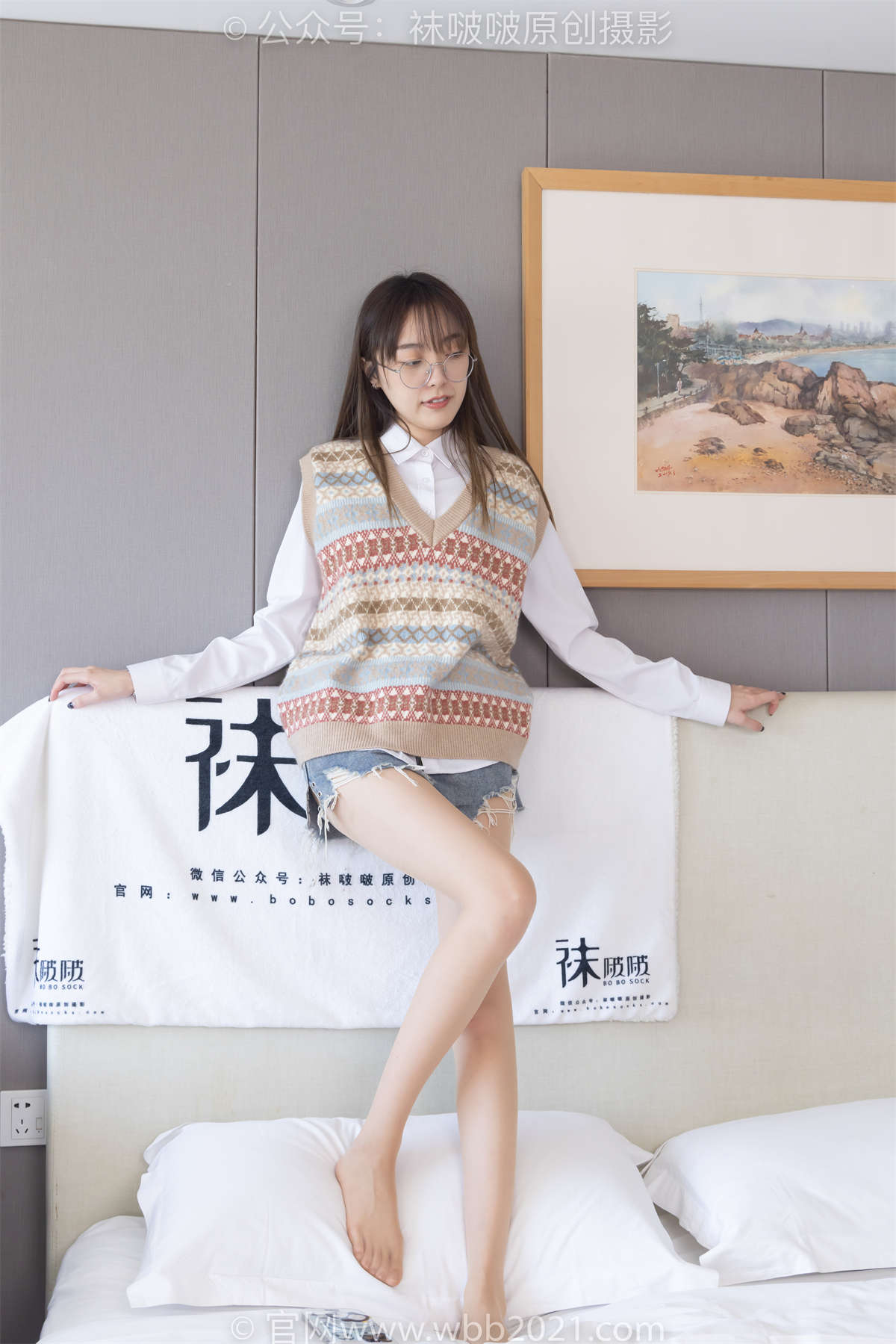 袜啵啵 No.316 稚予-运动鞋、马丁靴、肉丝（脚尖微加固款）花絮版-日更街拍