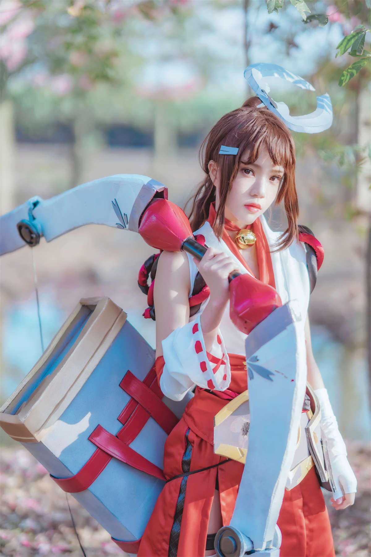 YITUYU艺图语 2022.04.19 花见巫女 桜桃喵-日更街拍