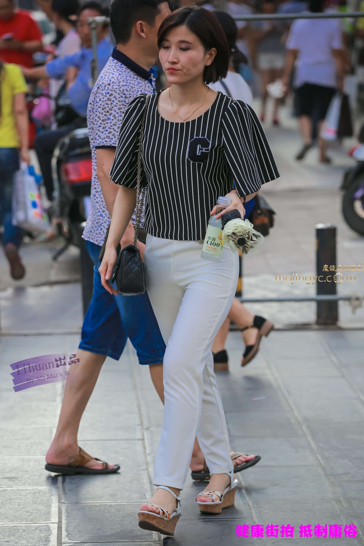 图片[2]-李欢原创-白裤，丰腴（14P）-日更街拍