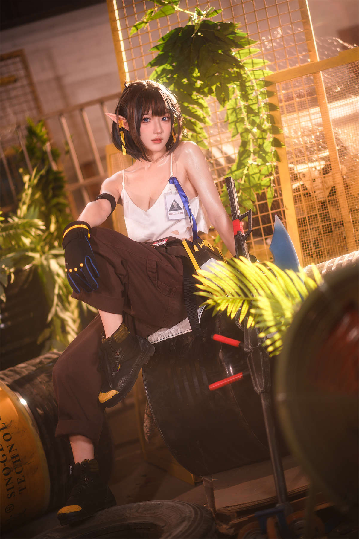 阿包也是兔娘 NO.050 – 明日方舟 森蚺-日更街拍