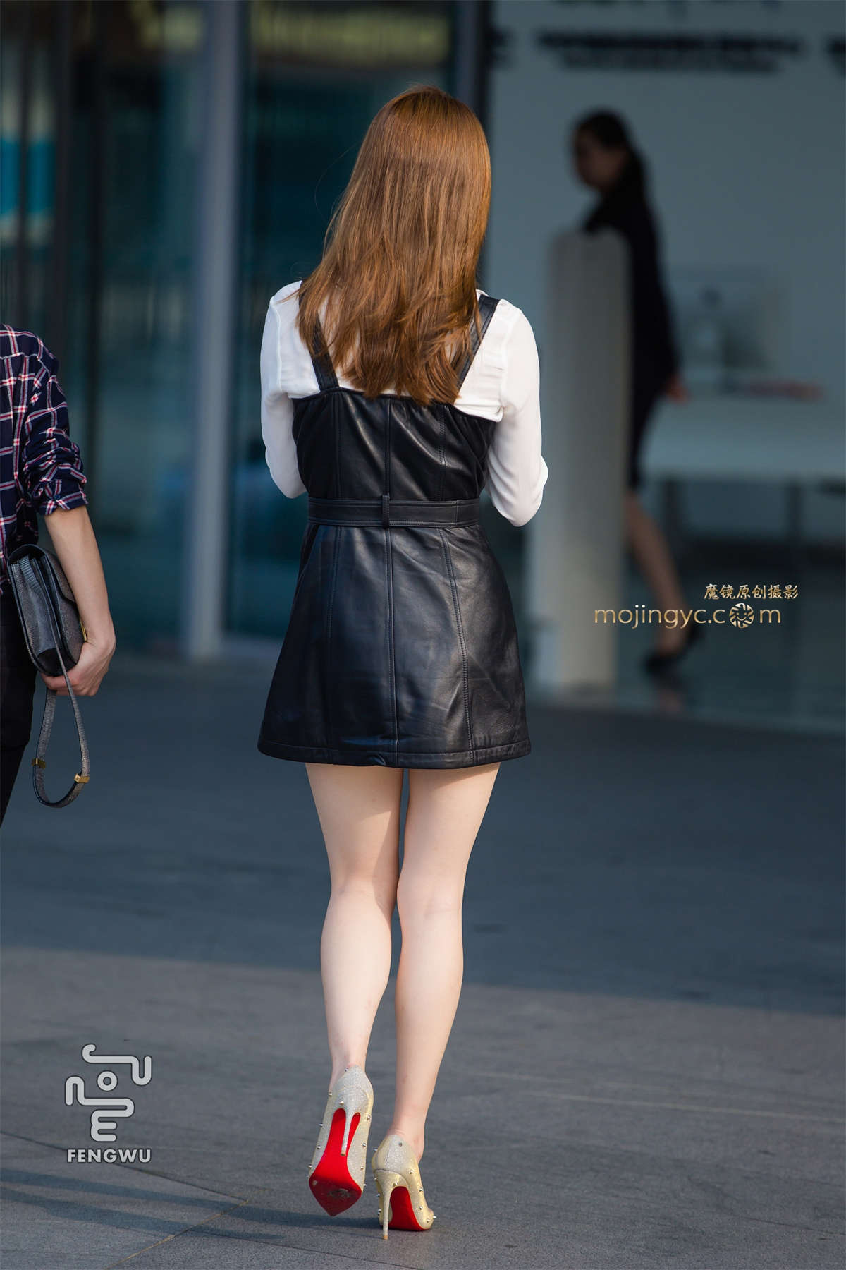 图片[2]-连衣短裙，裸腿，高跟（9）-日更街拍