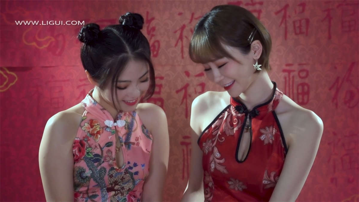 图片[2]-Ligui丽柜视频 2020.02.08 双生花-团团圆圆 潘潘&洋洋-日更街拍