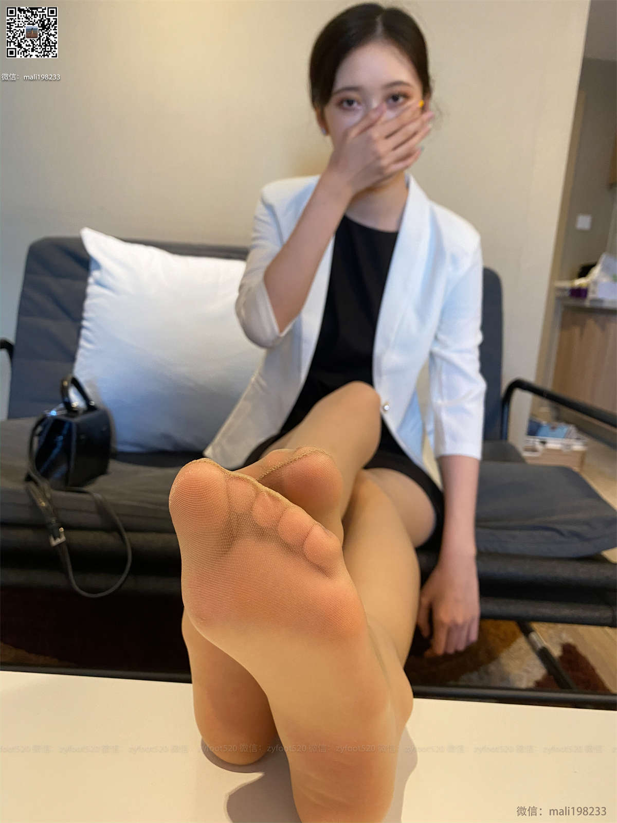 ISS尤好物 No.052 欣欣 白西装-日更街拍