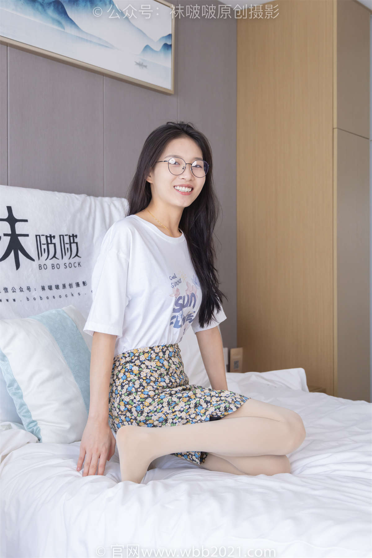 袜啵啵 No.439 芝士-平底鞋、厚肉丝 花絮版-日更街拍