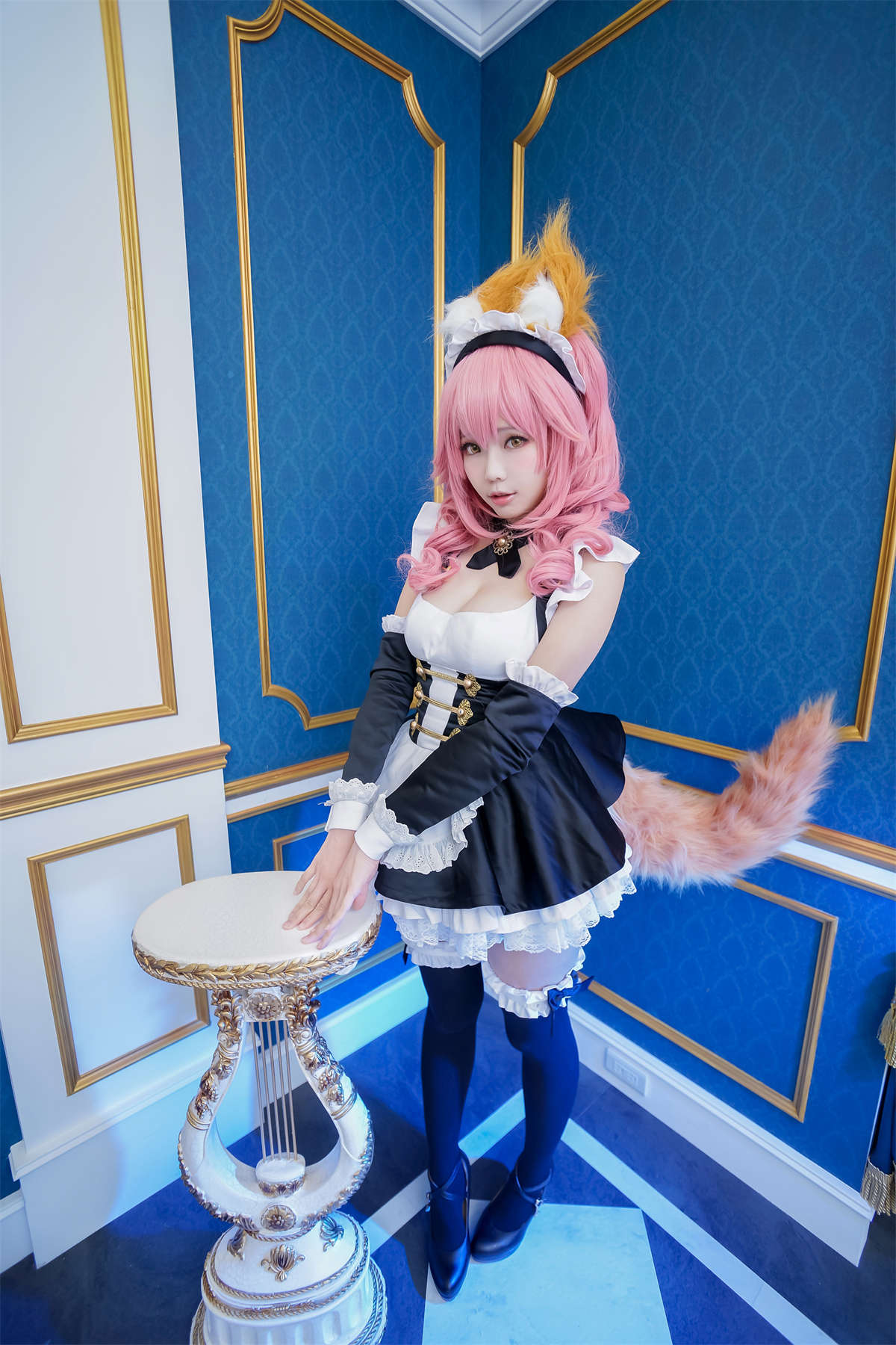 图片[2]-Ely_eee(ElyEE子) 玉藻前女仆-日更街拍