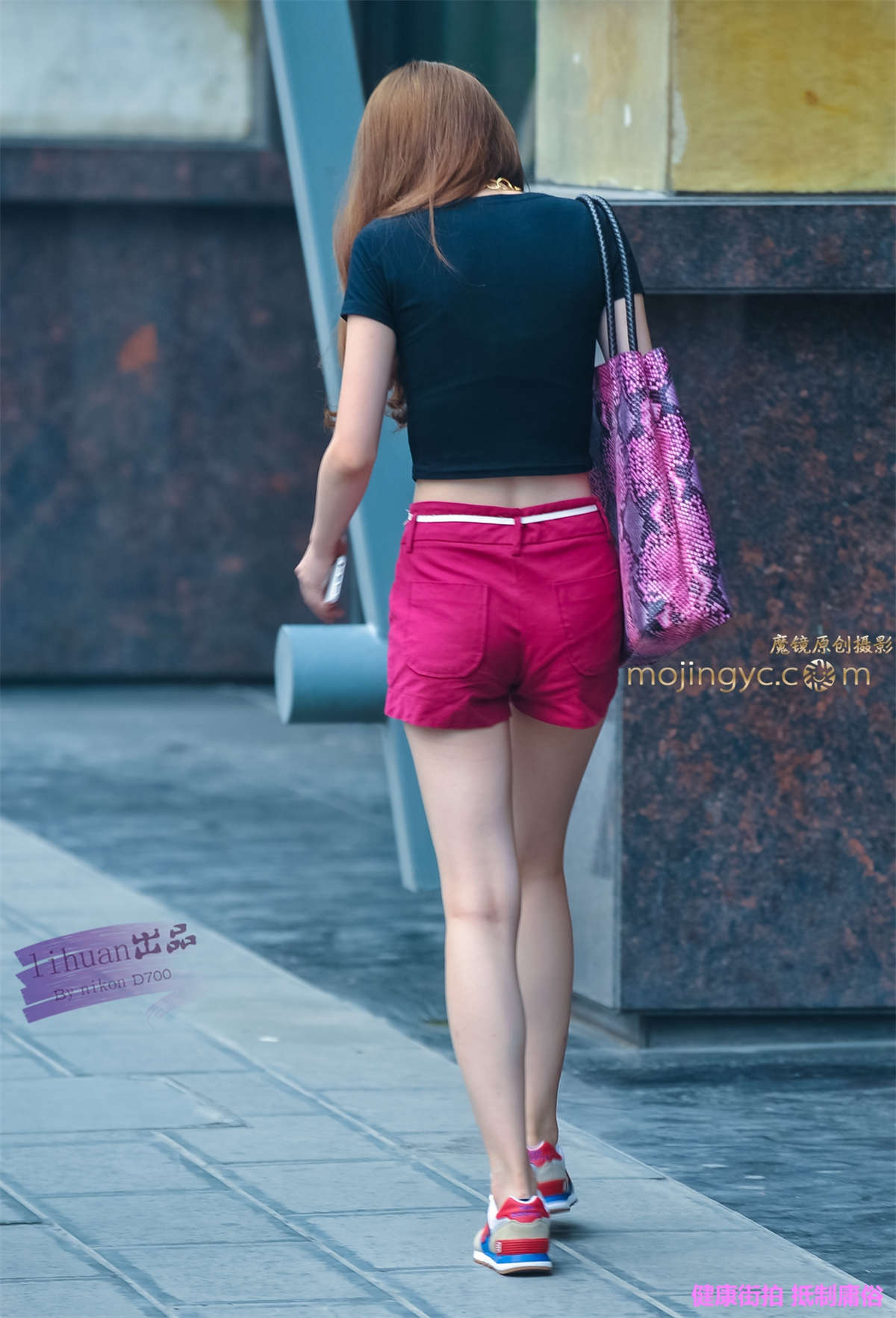 图片[2]-李欢原创-美女，短裤（8P）-日更街拍