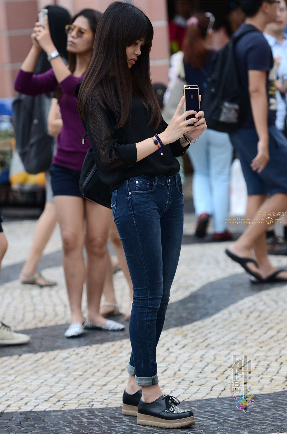 【神摄手原创】紧身牛仔（10P）-日更街拍