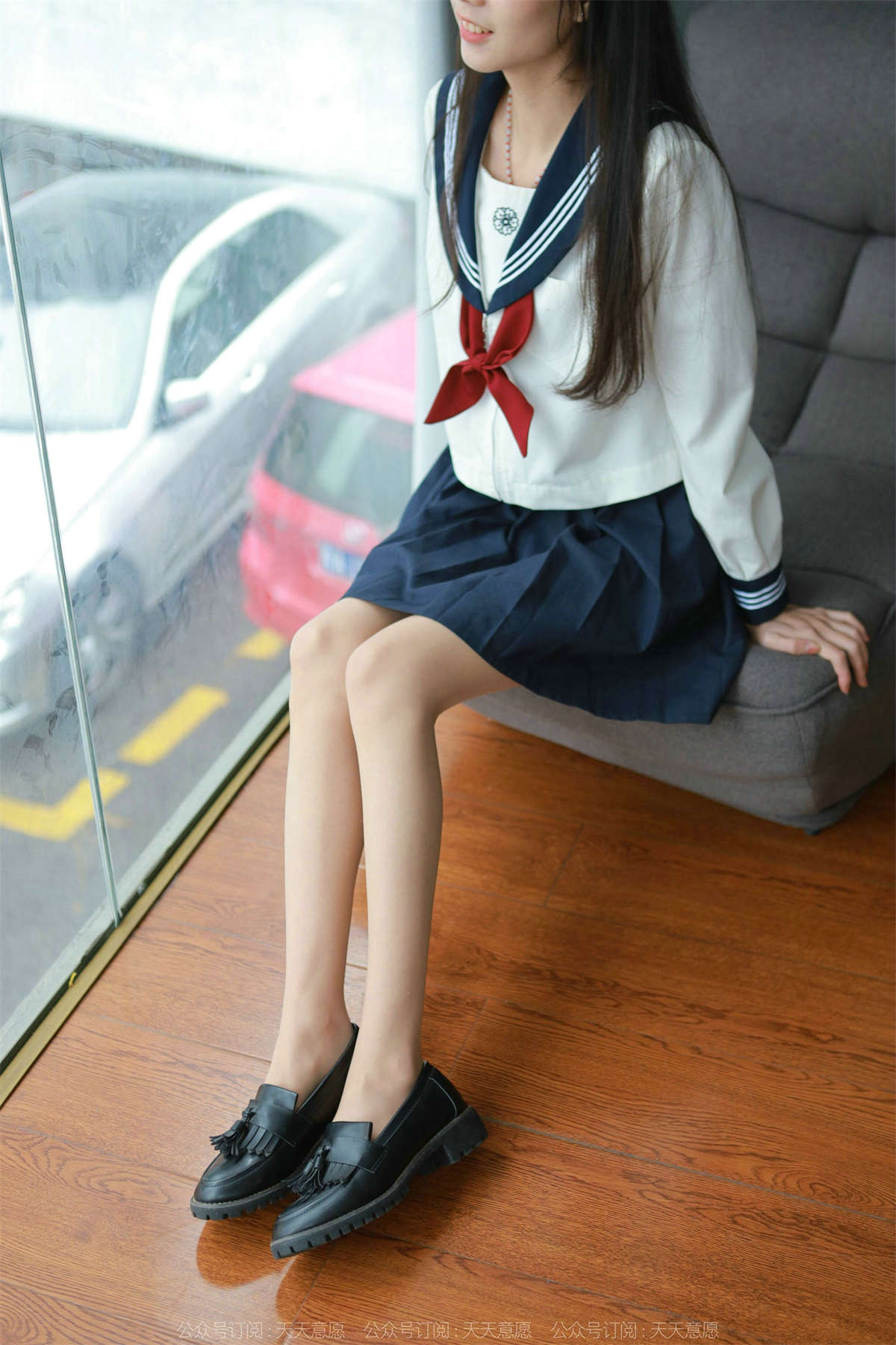 IESS异思趣向 2022.03.03 丝享家1018：团团 可爱JK装-日更街拍