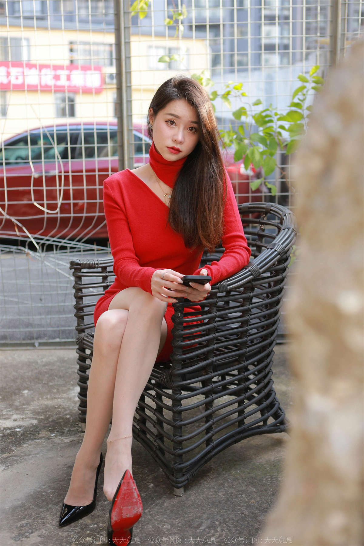 IESS异思趣向 2022.01.20 丝享家991：佳爷特辑 圣诞红裙女神-日更街拍