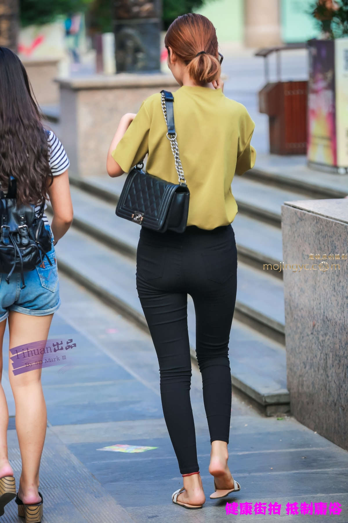 李欢原创-黑裤，丰腴（17P）-日更街拍