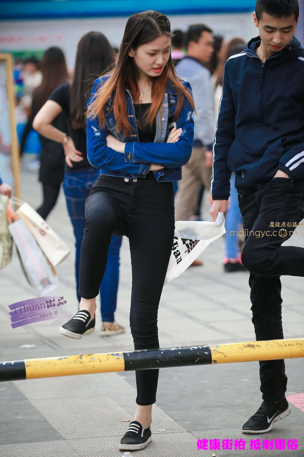 李欢原创-黑裤，美女（15P）-日更街拍