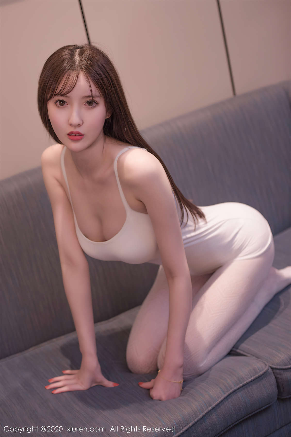 图片[2]-Xiuren秀人网 2020.12.22 NO.2923 林芮希-日更街拍