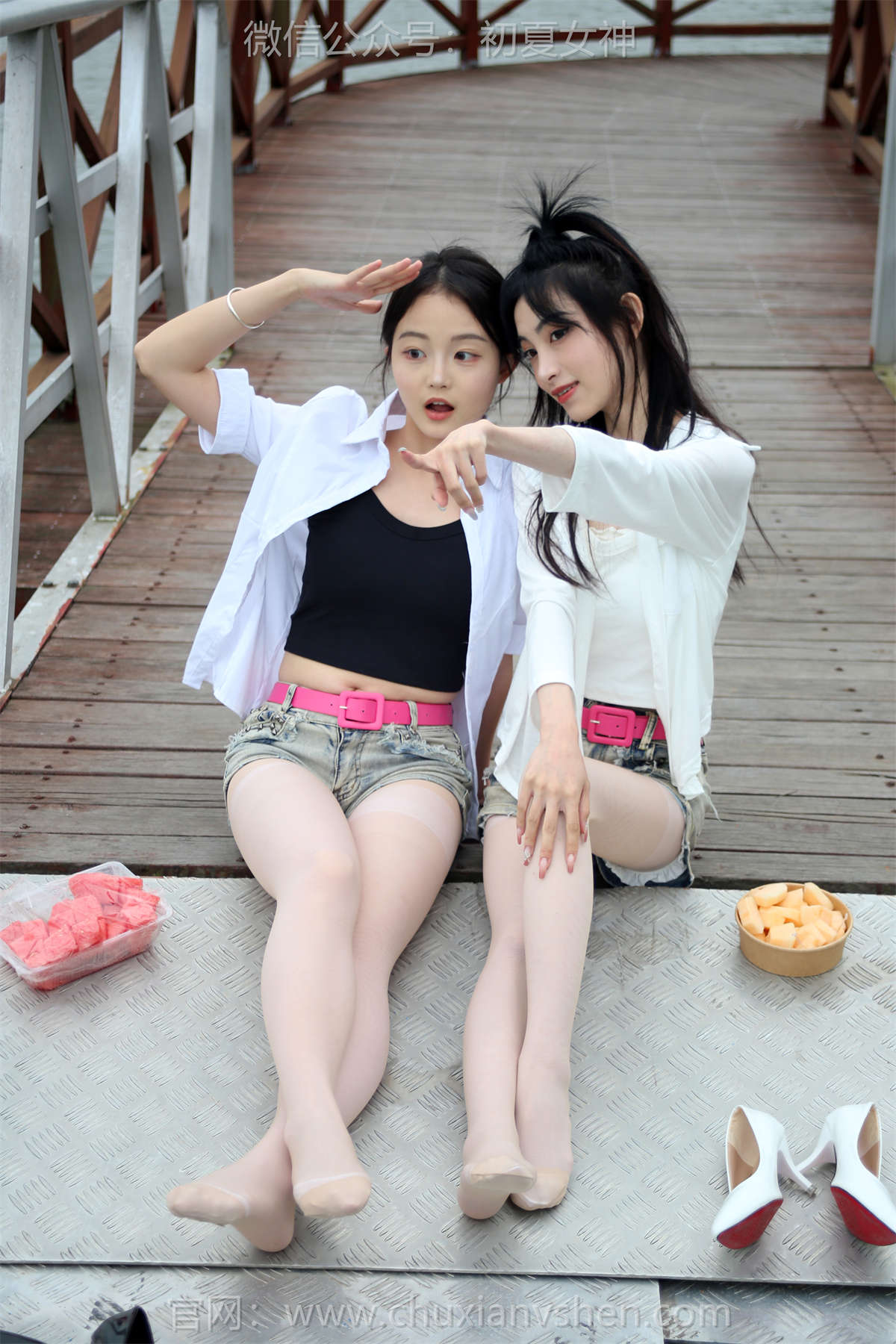 图片[2]-初夏女神 NO.257 柒柒&双双 光彩照人-日更街拍