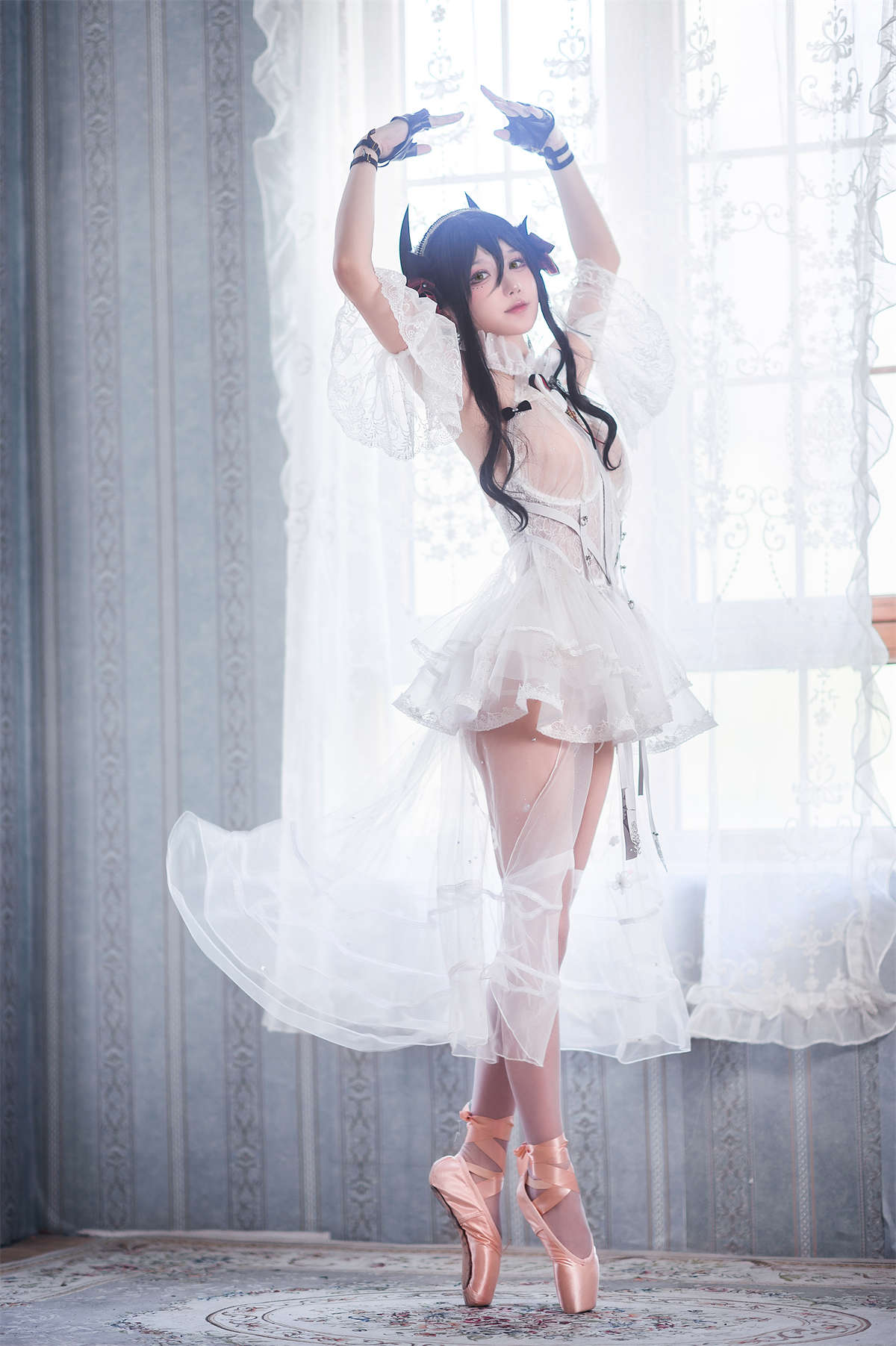 图片[2]-阿包也是兔娘 NO.062 – 明日方舟 伊内斯芭蕾-日更街拍