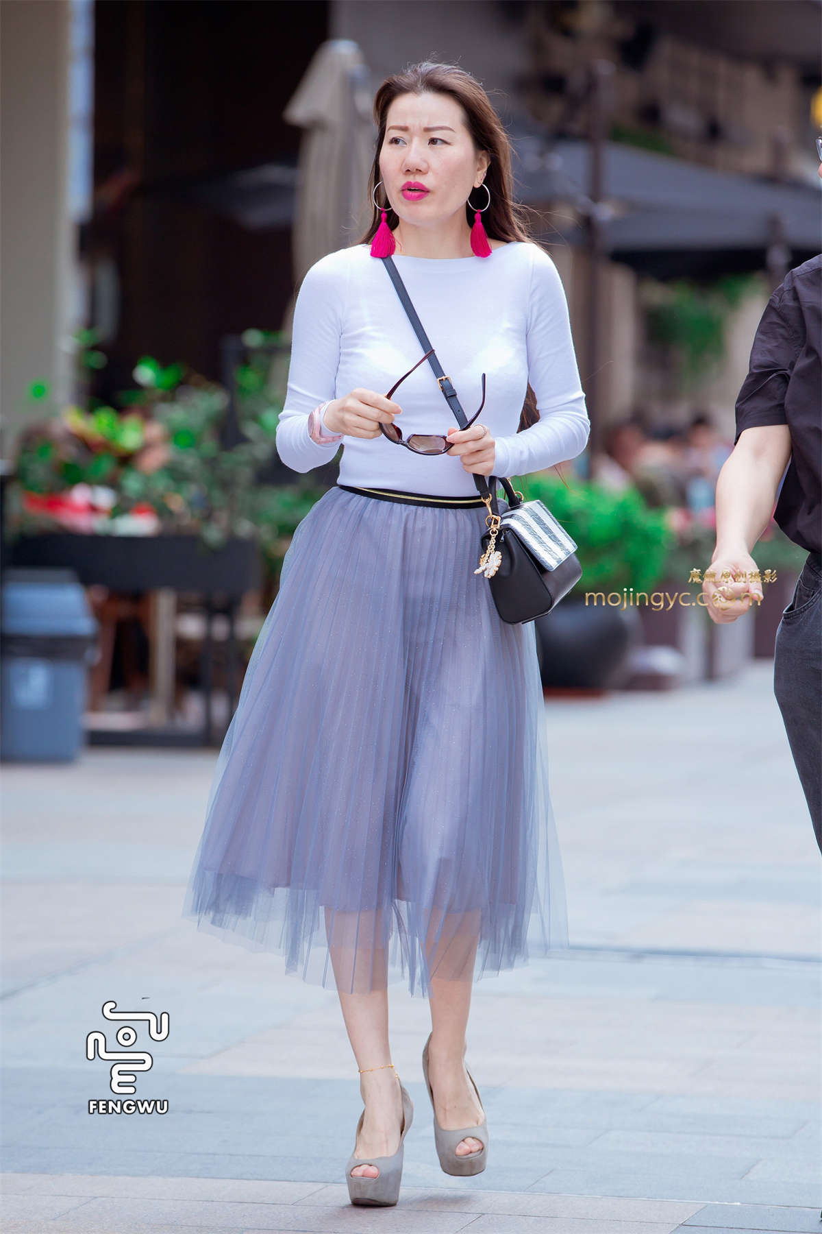 长裙，鱼嘴凉高（11）-日更街拍