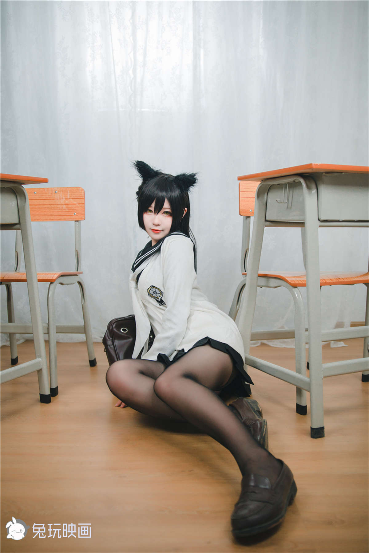 兔玩映画 C03.007 校服爱宕插图1