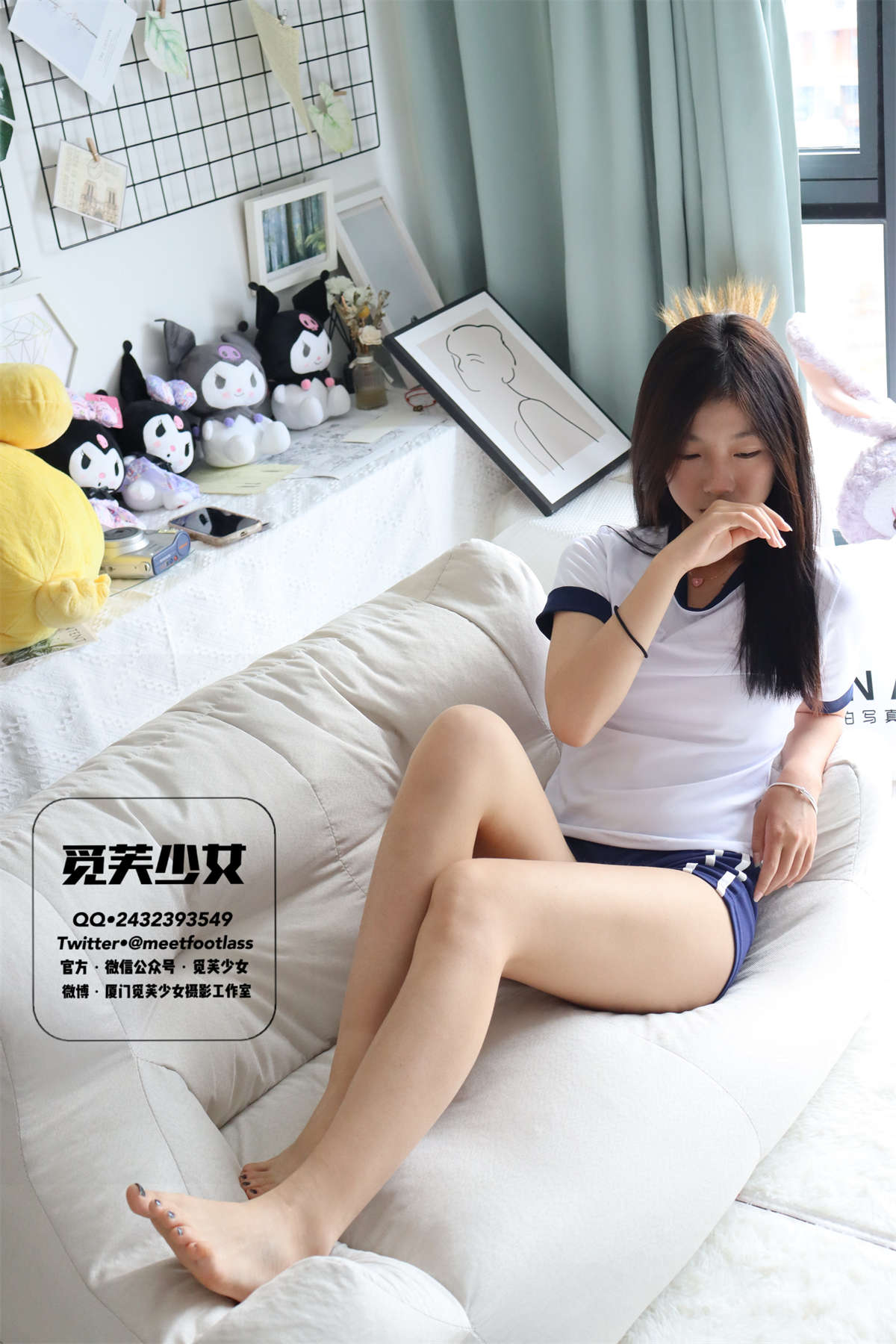 觅芙少女 NO.001 漫画里走出来的日系体操服美少女-日更街拍